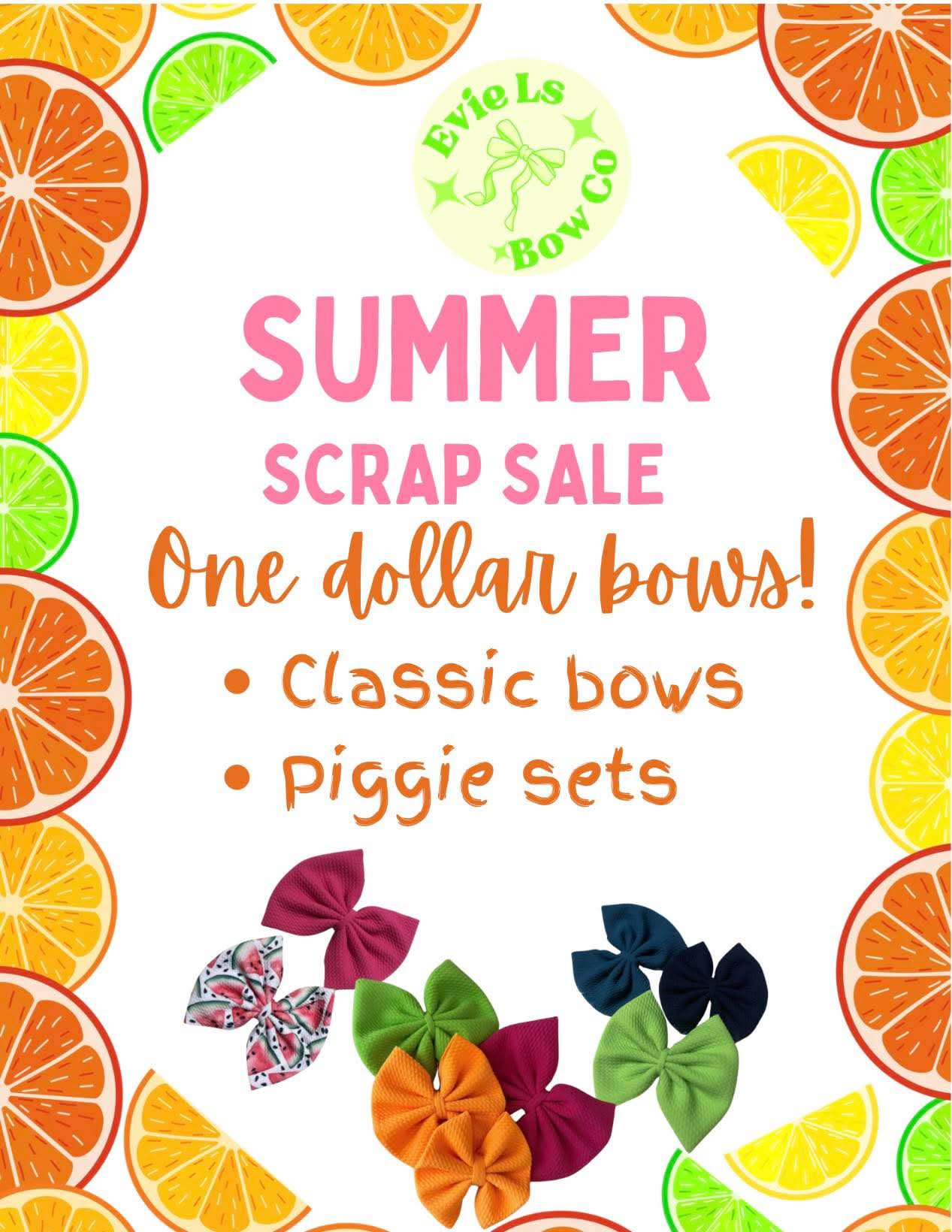 $1 summer scrap sale
