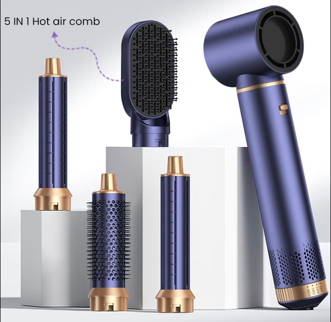 Hair Dryer With Accessories